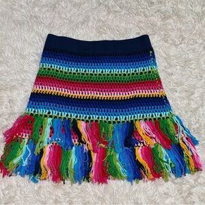 NWT Happy Sheep Crochet Skirt - Size Small